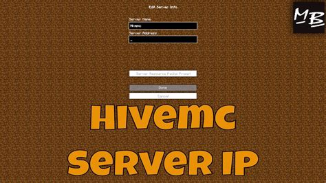 eu, and the server is hosted in the United. . Minecraft hive server ip